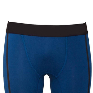 Men's Custom Logo Sporty Mid Gym <b>Shorts</b> Eco-Friendly <b>Compression</b> Elastic Waist Solid Pattern Canvas Anti-Wrinkle Quick Dry - Product Image 4