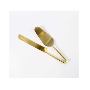 Juego de Cubiertos de color dorado de acero inoxidable, juego de cubiertos de tamaño y forma personalizados para uso doméstico de vajilla de Hotel - Product Image 2