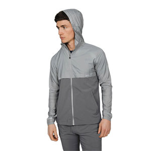 Veste coupe-vent pour hommes à impression personnalisée OEM Veste coupe-vent respirante en tissu à séchage rapide grande taille Sports d'hiver épaisseur mince - Product Image 2
