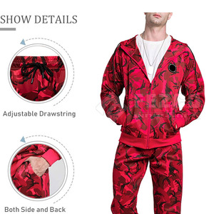 2025 survêtements à capuche légers pour hommes avec logo personnalisé motif solide conception de sublimation à bas prix - Product Image 4