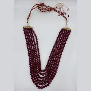 Cuentas Redondas Lisas de Color Rojo Rubí Rellenas de Vidrio de Primera Calidad de 6-11 mm - Piedras Preciosas 100% Naturales de Alta Calidad para la Fabricación de Joyas - Product Image 3