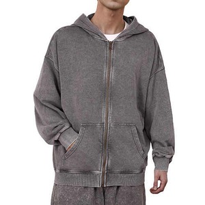 Sudaderas con capucha de algodón 100% de alta calidad para hombres, prendas de vestir exteriores básicas bordadas, amigables con el invierno a la venta - Product Image 1