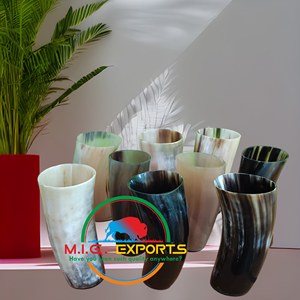 Verre à boire en corne de cerf / Gobelet pour la maison, les restaurants, les fêtes et autres événements – Qualité supérieure et de premier ordre. - Product Image 3