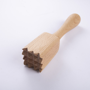 Écraseur de cuisine en bois de hêtre massif naturel - Broyeur et pilon à aliments en bois dur durable - Collection Rosewood - Product Image 3