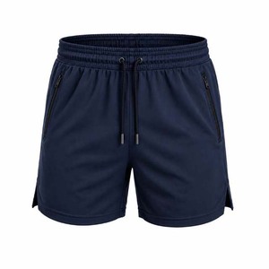 <b>Men's</b> <b>White</b> Quick Dry Drawstring <b>Shorts</b> With Zip Pockets Casual Sport <b>Shorts</b> - Product Image 6