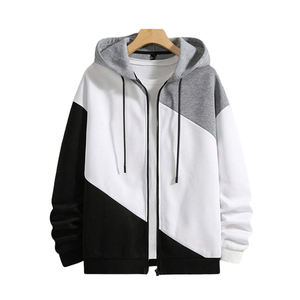 Derniers modèles de sweatshirts à capuche pour hommes fabricant de vêtements personnalisé hauts à la mode d'hiver pull épais polaire sweats à capuche pour hommes - Product Image 1