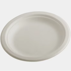 Assiettes en bagasse compatibles micro-ondes, assiettes jetables en fibre de canne à sucre naturelle pour les repas chauds et froids, vente en gros, approvisionnement en vrac - Product Image 4