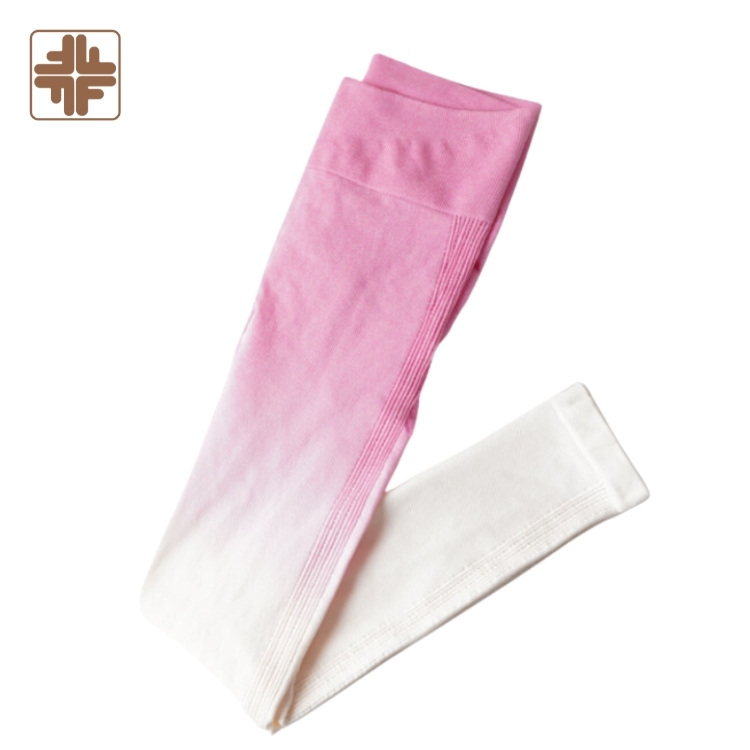 New Yoga Set Smoothing 7/8 High Rise Elastic Waist Solid Ankle-Length Compression Legging