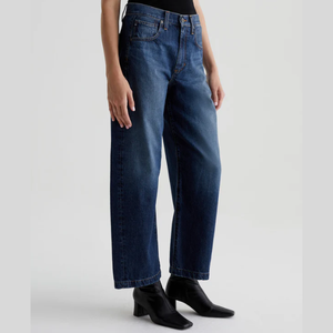 <b>Women</b> Distressed <b>Jeans</b> Pants Woman Loose Straight Denim Pants Ripped Medium Washed <b>Women</b> Straight <b>Jeans</b> - Product Image 4