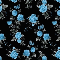 Poliéster Koshibo Chifón Diferentes tipos de estilos de patrón de flores Impresión digital para bodas Damas Imprimir Diseñador Tops Tela