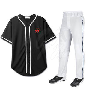 Vêtements de sport à bas quantité minimale de commande uniforme de baseball confortable taille personnalisée uniforme de baseball pour jeunes - Product Image 1