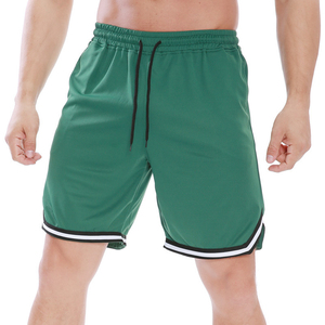 <b>High</b> Quality Men's Basketball Sports <b>Knee</b> Length Shorts Black Mesh Anti Pilling Breathable Eco-Friendly Quick Dry Loose Fitness - Product Image 4