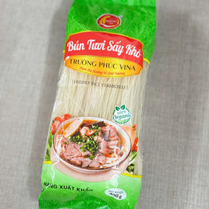 Fideos de Arroz Secos en Bolsa, Empaquetado en Fábrica OEM/ODM, Fideos de Arroz Secos de Alta Calidad, 400gr, 85% Arroz, 15% Agua Limpia, Vietnam - Product Image 1