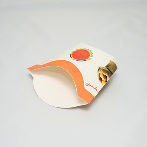 Bolsa de Papel Kraft Impresa a Cuatro Colores Personalizada de Atlas Packaging, Plegable, Rectangular, Apta para Microondas, Estilo Bagasse, Desechable, para Panadería y Alimentos - Product Image 1