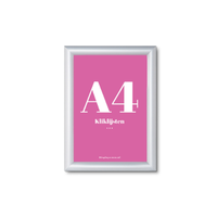 Multiples tailles A0/A1/A2/A3/A4 Montage mural en aluminium 25mm Couleur argent Eco-Friendly Poster Picture Photo Advertising Boards