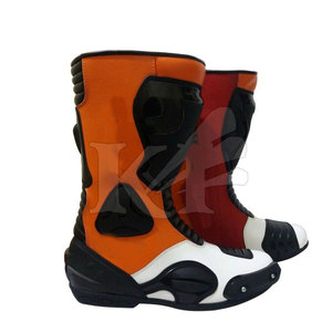 Botas de Cuero para Hombre Marca KEVEN IMPEX, Tallas Grandes, Transpirables, Personalizables con Nombre de Equipo, Superventas, para Motocicleta, Resistentes - Product Image 4