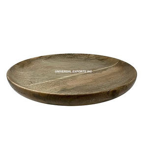 Placa de cargador de lujo de madera Calidad superior Hecho a mano Elegante debajo de la placa Clásico Elegante Nueva Placa de cargador de lujo - Product Image 1