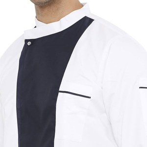 2025 uniformes de Chef en coton Polyester de haute qualité à manches longues 2025 uniformes de Chef de cuisine de Restaurant d'hôtel personnalisés - Product Image 6