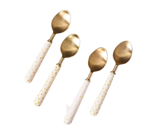 ชุดช้อนส้อมโลหะสแตนเลสงานแฮนด์เมดผู้ผลิตและส่งออกชุดเครื่องใช้บนโต๊ะอาหารดีไซน์ใหม่ - Product Image 4