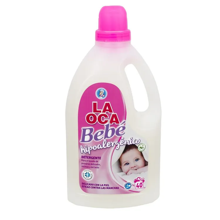 Deterjen cair "LA OCA BEBE" kualitas terbaik Hypoallergenic "untuk mencuci pakaian sehari-hari dengan harga yang kompetitif