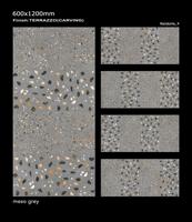 600x1200mm, carreaux de sol en céramique émaillée et porcelaine, pour intérieur et extérieur, avec Terrazzo, nouvelle série de design