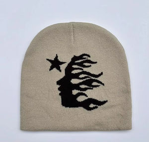 Gorros de Lana Tejida de Alta Calidad 100% al por Mayor, Personalización OEM, Unisex para Adultos, Invierno y Otoño - Product Image 3