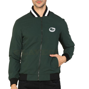 Premium Quality Men's Bomber Jacket Light <b>Weight</b> Stylish Breathable with <b>Stand</b> Collar Top Selling High Street Pattern for Winter - Product Image 1