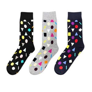 Calcetines JZVINA Factory para hombre y mujer, calcetín personalizado con estampado de Jacquard, transpirable y antibacteriano, ropa informal al por mayor - Product Image 3