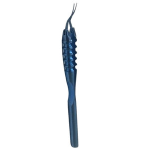 Pinzas de Capsulorrexis de Acción Cruzada, Ángulo de 45 Grados, Eje de 1.5 mm de Ancho, Caja Pivotante, Afiladas y Dentadas, Instrumentos Médicos para Cirugía Oftálmica - Product Image 4