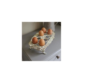 Soporte para huevos de hierro fácil de usar con acceso en espiral abierto para la recuperación y el almacenamiento simples de huevos - Product Image 1