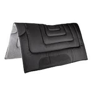 Tapis de selle de cheval occidental en toile et feutre robuste avec doublure en laine diamantée et polycoton Taille personnalisable - Product Image 1