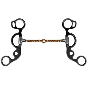 Vástago corto Alambre de cobre trenzado Snaffle Bit Western Bits Horse Snaffles 2025 - Product Image 1