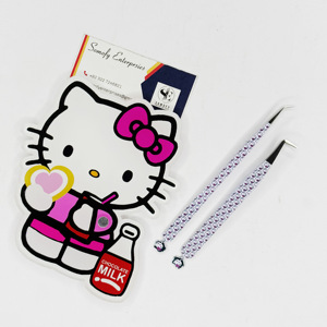 กล่องใส่ขนตาปลอมอะคริลิคสำหรับต่อขนตาเฮลโลโก้คิตตี้ - Product Image 5