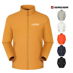 Chaqueta Deportiva de Lona con Cuello Alto, Logotipo Personalizado al por Mayor, Ropa de Calle Impermeable y Cortavientos para Invierno, Manga Larga para Hombre - Product Image 4