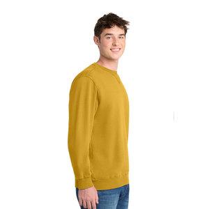 Sweat-shirt en molleton pour hommes pull chaud d'hiver en coton et polyester mélangé sweat-shirt à manches longues col rond vêtements de sport décontractés haut - Product Image 3