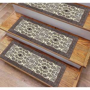 Tapis d'escalier vintage, tapis personnalisé, tapis sur mesure, tapis d'escalier lavable - Product Image 1
