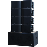 Système de sonorisation de concert DBK K3 Dual 12 pouces Line Array avec caisson de basses double 18 pouces LS218 1600W pour festival de musique