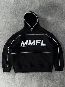 Sweat-shirt décontracté pour homme, col rond, coupe ample, 100 % coton, doublure polaire, imprimé numérique, anti-plis, idéal pour le printemps, ODM - Product Image 3