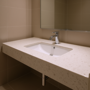 Plans de travail personnalisés pour cuisines et salles de bain en granit et pierre naturelle, prédécoupés sur mesure - Carrara Calacata pour projets hôteliers - Product Image 3
