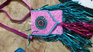 Sac hobo en daim brodé bohème pour femme, sac à bandoulière, motif géométrique, style ethnique, sac à main pour usage quotidien - Product Image 3