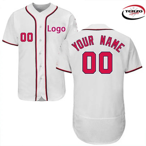 เสื้อเบสบอลผู้ใหญ่แบบมืออาชีพจากผู้ผลิตตามสั่ง กางเกงขายาวแขนสั้น ระบายอากาศได้ดี ราคาถูก ขายส่ง ผ้าเจอร์ซีย์ย้อมสีพื้น - Product Image 4