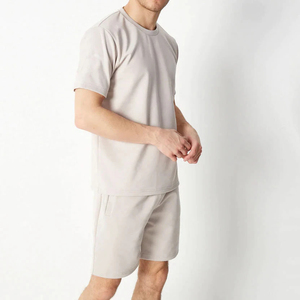Ensemble Short et T-shirt Homme Qualité Premium Manches Courtes 100% Coton Vêtements Décontractés pour Homme Vente en Gros 2026 - Product Image 2