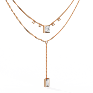 Collar de Oro de 18K con Diamante Cultivado en Laboratorio, Hermoso Accesorio para Damas - Product Image 6