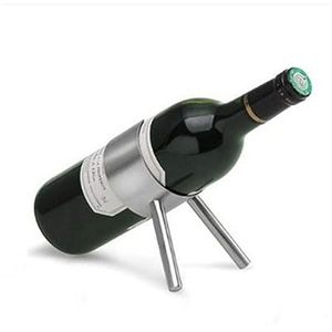 Eye Catching Design Wine Rack Eco-Friendly Black Finished Metal Wine Bottle Holder for Bar Hotel Restaurant <b>Tabletop</b> Decorative - Product Image 3
