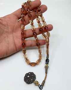 Personnalisé 10MM 33/45/51 perles de chapelet en résine arabe islamique Tasbih perles de prière musulman Tesbih perles de style religieux - Product Image 1