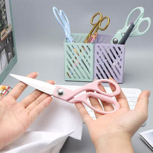 Ciseaux à lame longue en acier inoxydable, tranchants, avec manche en plastique pour coupes droites et nettes, haute performance, pour le travail de couture droitier - Product Image 3