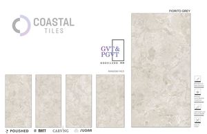กระเบื้องพอร์ซเลนพรีเมียมขนาด 600x1200 มม. หนา 9 มม. ป้องกันการแตก ทนต่อรอยขีดข่วน สำหรับปูพื้นและผนัง มีหลายขนาดและพื้นผิวให้เลือก - Product Image 6