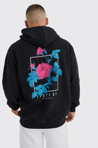 Gran oferta de producto French Terry personalizado Chenille bordado Sudadera con capucha de talla grande para hombre y mujer sudaderas con capucha y sudaderas al por mayor - Product Image 2