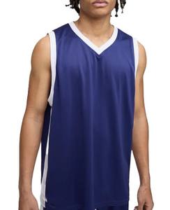 Camiseta sin mangas azul para hombre, entrenamiento de gimnasio de secado rápido, músculo, Fitness, atlético, deportes informales, correr, culturismo, cuello en V, tejido de talla grande - Product Image 5
