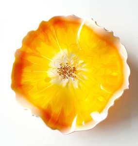 Eco-Friendly Abstract Swirl Design <b>Resin</b> Bowl Versatile Serving Bowl for Kitchen Table Home Wedding Party or Soup Occasions - Product Image 4